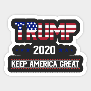 Trump 2020 Keep America Great Sticker